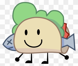Battle For Dream Island Wiki - Bfb Taco Png Clipart