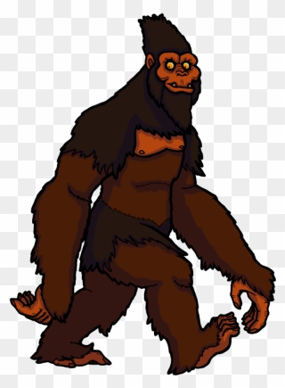 File 002 Common Sasquatch - Illustration Clipart