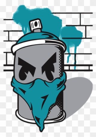 Fight Clipart Bad Neighbor - Graffiti Spray Paint Can - Png Download