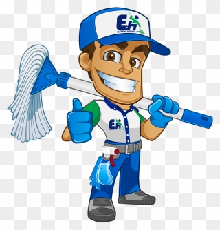 Mascot Eandh - Cleaning Services Png Clipart