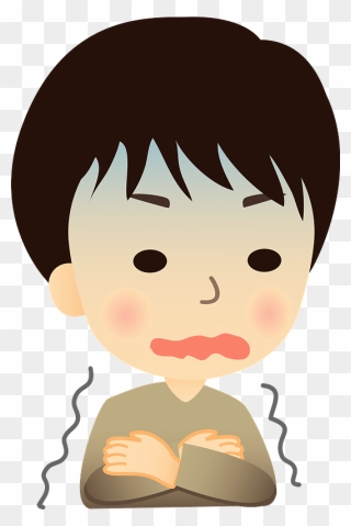 Chills Cold Sick Clipart - 笑顔 電話 イラスト フリー - Png Download