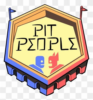 Pitpeople Logo Stationary - Pit People Logo Png Clipart