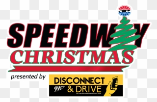 Charlotte Motor Speedway Christmas Logo Clipart