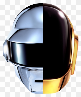Daft Punk Clipart Panther - Daft Punk Split Helmet - Png Download