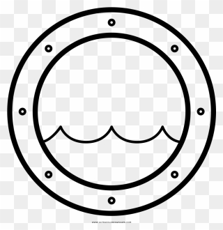 Porthole Coloring Page Clipart