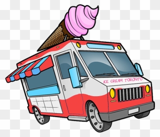 Ice Cream Truck Rental In Toronto - Ice Cream Van Clipart