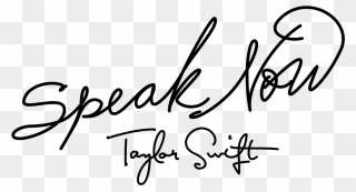 Speak Now - Taylor Swift Speak Now Logo Clipart