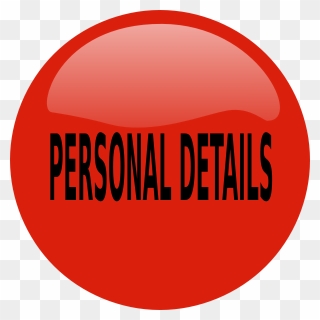 Personal Clip Art - Personal Details Clipart - Png Download