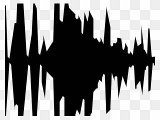 Sound Wave Clipart Black And White - Soundwave Clipart - Png Download