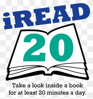 Reading For 20 Minutes Clipart - Png Download
