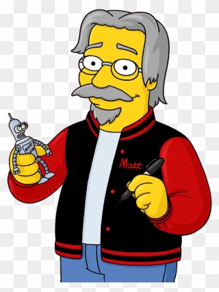 Matt Groening Simpsonized Clipart