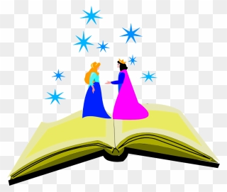 Fairies - Fairy Tale Book Background Clipart