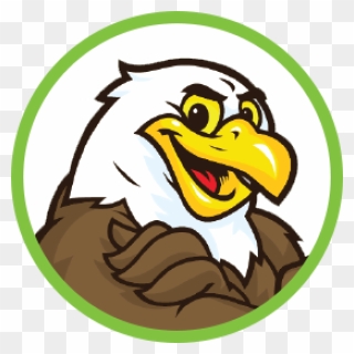 Cartoon Eagle Mascot Clipart - Png Download