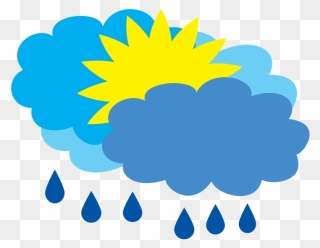 Cloudy Clipart Weather Word - Cartoon Storm Cloud Png Transparent Png