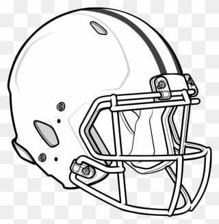 Blank Football Helmet Coloring Pages Clipart