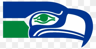 Retro Seattle Seahawks Logo Clipart