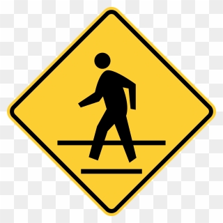 Safety Reminder Use Designated Crosswalks - Bazaar Vcs Clipart