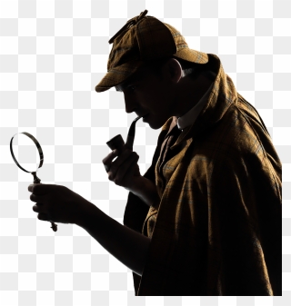 Detective Sherlock Holmes Transparent Background - Sherlock Holmes Png Clipart