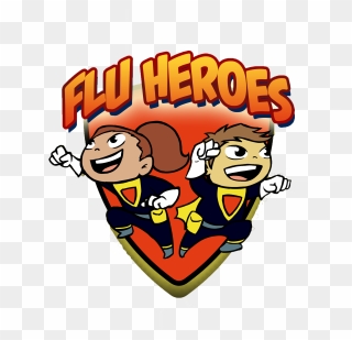 Transparent Vaccine Clipart - Flu Heroes - Png Download