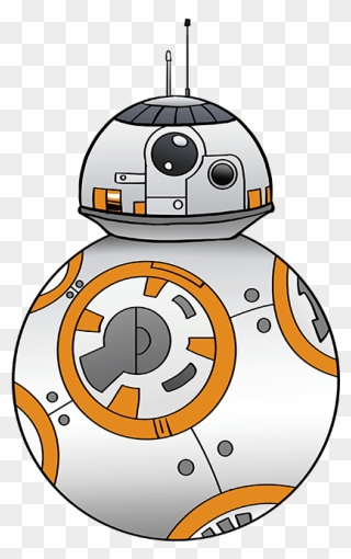 How To Draw Bb-8 From Star Wars - Star Wars Drawings Bb8 Clipart
