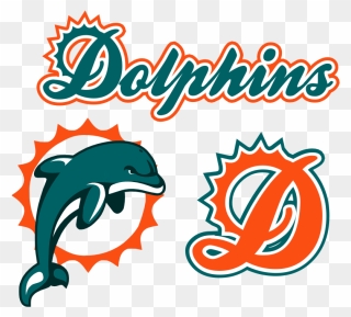 Dolphin Clipart Dolphin Miami Logo - Vector Miami Dolphins Logo - Png Download