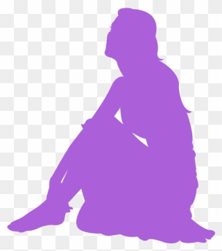 Silhouette Looking Up Png Clipart