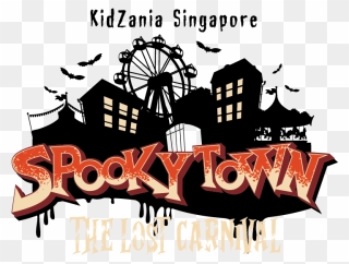 Spooky Town Logo Clipart