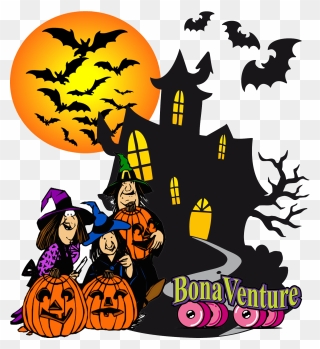 Halloween Haunted House Drawing Clipart