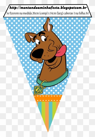 Bandeirola Scooby Doo Clipart