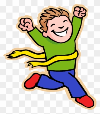 Boy Running Clipart - Png Download