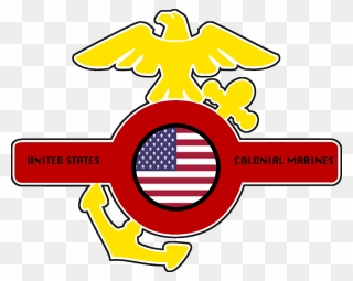 United States Colonial Marines Logo By Generalhelghast - Emblem Clipart