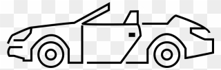 Open Car - Convertible Clipart