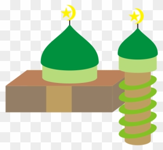 Simple Mosque Vector Graphics - Simple Logo Vector Gambar Masjid Clipart