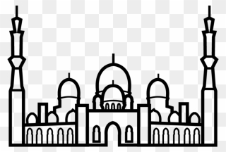 Sheikh Zayed Mosque Clipart - Png Download