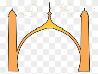 Mosque Clipart Kubah - Animasi Kubah Masjid Png Transparent Png
