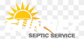Sunset Septic Logo - Graphic Design Clipart