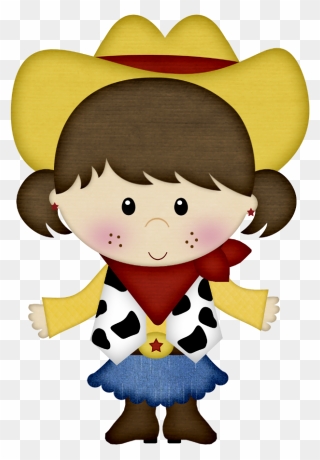 Cowgirl Party Cartoons Clipart