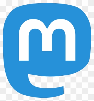 Mastodon Social Logo Clipart