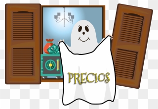 Precios La Casa Del Fantasma - Cartoon Clipart