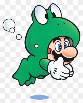 There"s No Doubt That Mario Will Be Exploring Some - Mario In A Frog Suit Clipart