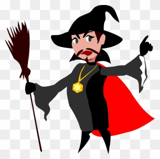 Male Witch Clipart - Png Download