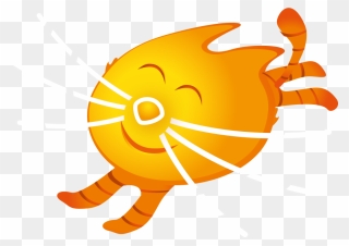 Eeris Sprinkler Cat - Smiley Clipart