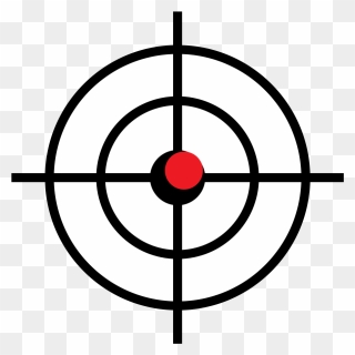 Target Svg Archery - Transparent Shooting Target Png Clipart