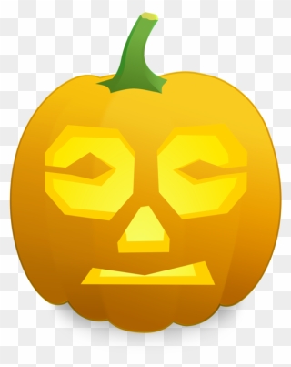Excited Jack O Lantern Clipart