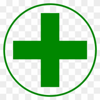 Transparent Green Cross Png - Imagen De Cruz Verde Clipart