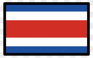 Costa Rica Flag Emoji Clipart - Flag - Png Download
