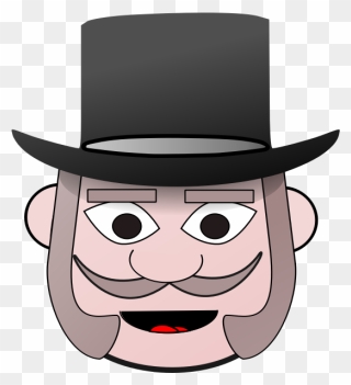Englishman - Man With A Hat Clipart - Png Download