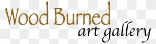 Wood Burned Art Gallery - Calligraphy Clipart