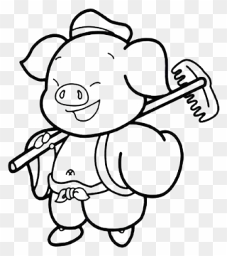 Pork Drawing Walking - 猪八戒 西游 记 人物 Clipart