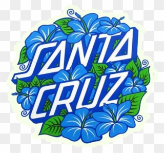 Santa Cruz Hibiscus Dot - Santa Cruz Clipart